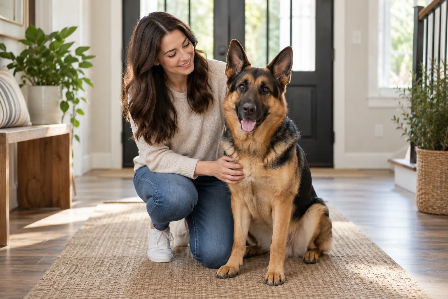Editorial illustration for Pet Insurance for a German Shepherd